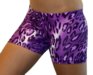 2 1/2" Spandex Shorts (Purple Leopard)