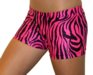 2 1/2" Spandex Shorts (Neon Pink Zebra)