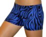 2 1/2" Spandex Shorts (Royal Blue Zebra)