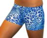 2 1/2" Spandex Shorts (Blue Leopard)