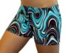 2 1/2" Spandex Shorts (Teal Twister)
