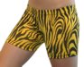 4" Spandex Shorts (Gold Zebra)