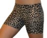 4" Spandex Shorts (Brown Leopard)