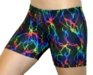 4" Spandex Shorts (Neon Lightning)