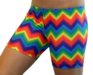 4" Spandex Shorts (Zig Zag Tie Dye)