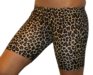 6" Spandex Shorts (Brown Leopard)