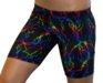 6" Spandex Shorts (Neon Lightning)