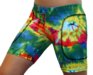 5" Spandex Padded Slider Shorts (Tie Dye Blast)